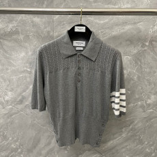 톰브라운 반팔 폴로 니트