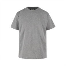 생로랑 로고 자수 반팔