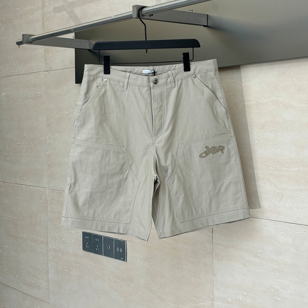 디올 콜라보 로고 반바지