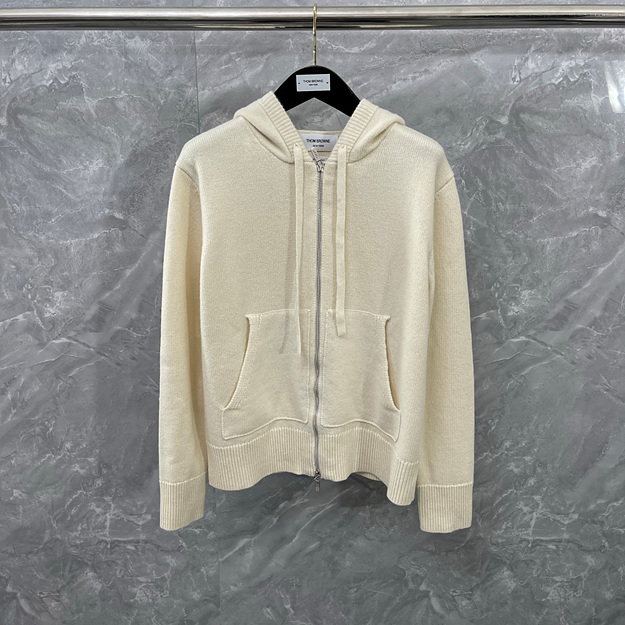 톰브라운 울 집업 후드