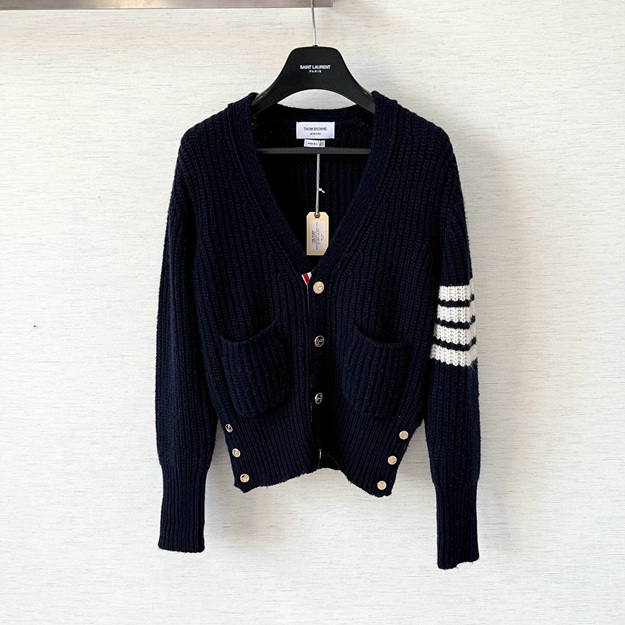 톰브라운 보바늘 가디건