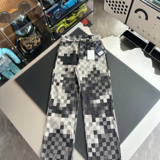 루이비통 모자이크 데님 팬츠