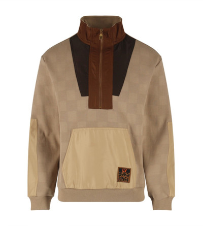 루이비통 체크 반집업