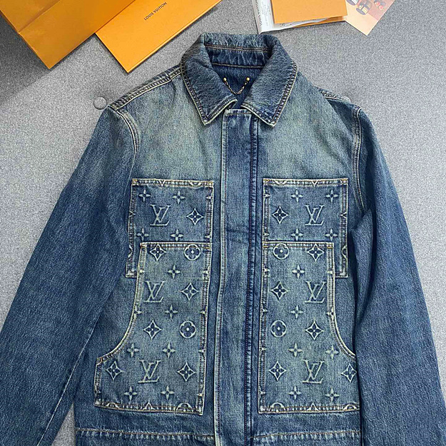 루이비통 카고 데님 자켓