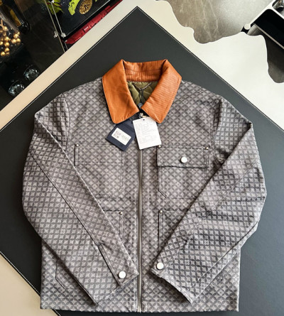 루이비통 자카드 집업 자켓