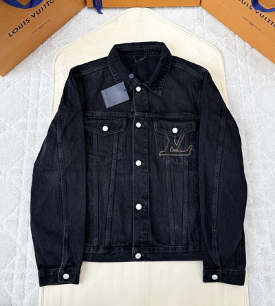 루이비통 자수 데님 자켓