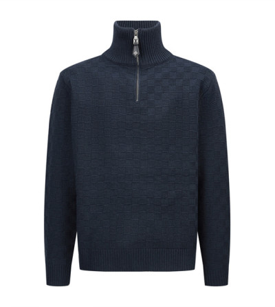 루이비통 반집업 울 니트