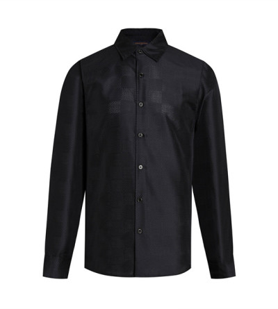 루이비통 체크 긴팔 셔츠