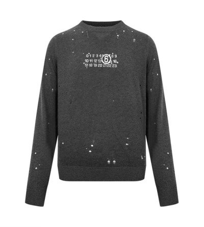 메종마르지엘라 펀칭 니트