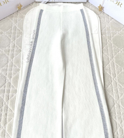 디올 리버시블 니트 팬츠