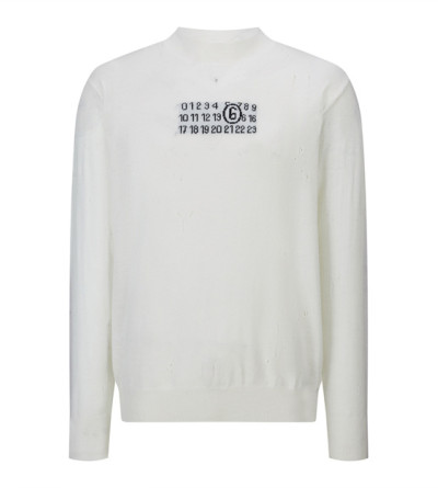 메종마르지엘라 M6 펀칭 자카드 니트