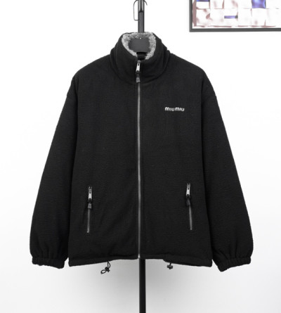 미우미우 스몰 로고 집업 자켓