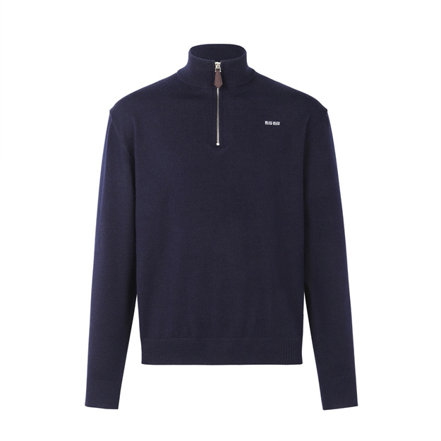 미우미우 반집업 니트