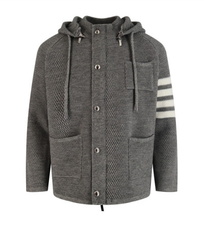 톰브라운 더블 후드 집업