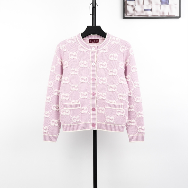 구찌 자카드 가디건