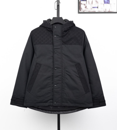 구찌 자카드 집업 후드