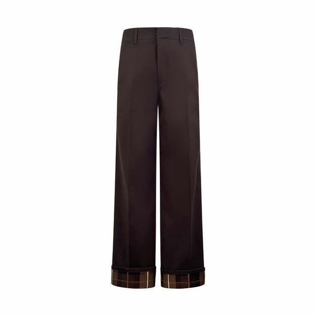 루이비통 체크 캐주얼 바지