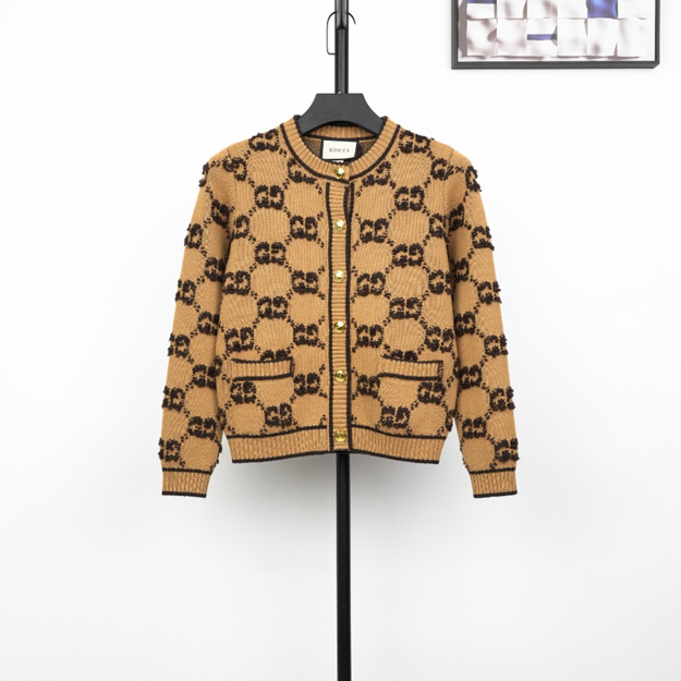 구찌 자카드 가디건
