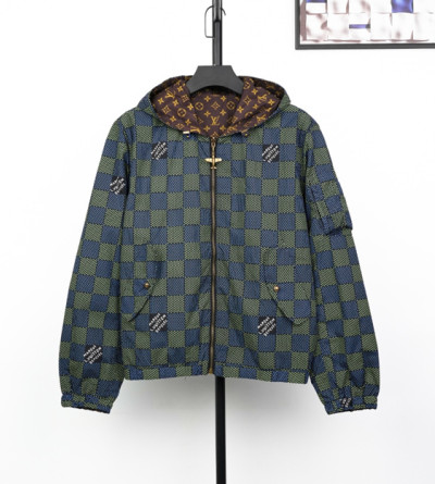 루이비통 양면 집업 후드