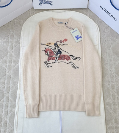 버버리 자수 니트