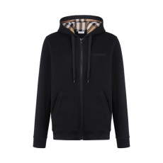 버버리 클래식 집업 후드