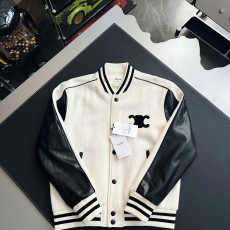 셀린느 레터링 로고 야구 점퍼