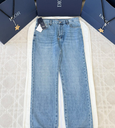 디올 워싱 데님 팬츠