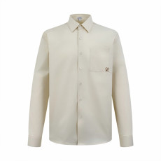 로에베 투톤 자수 셔츠