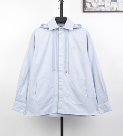 로에베 자수 후드