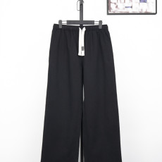 셀린느 스몰 레더 코튼 팬츠