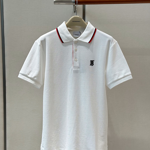 버버리 자수 폴로 반팔