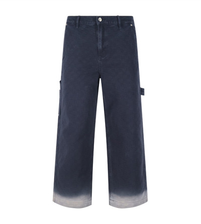 구찌 자카드 데님 팬츠