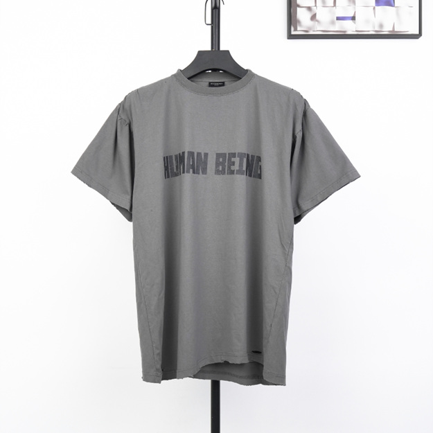 발렌시아가 프린팅 반팔