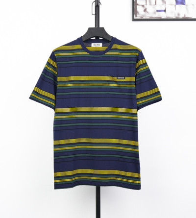 미우미우 스트라이프 반팔