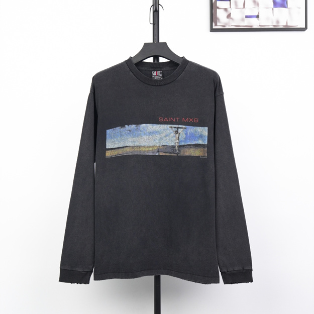 세인트미카엘 프린팅 긴팔