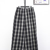 발렌시아가 체크 팬츠