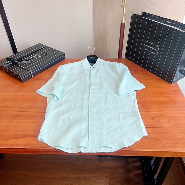 제냐 캐주얼 반팔 셔츠