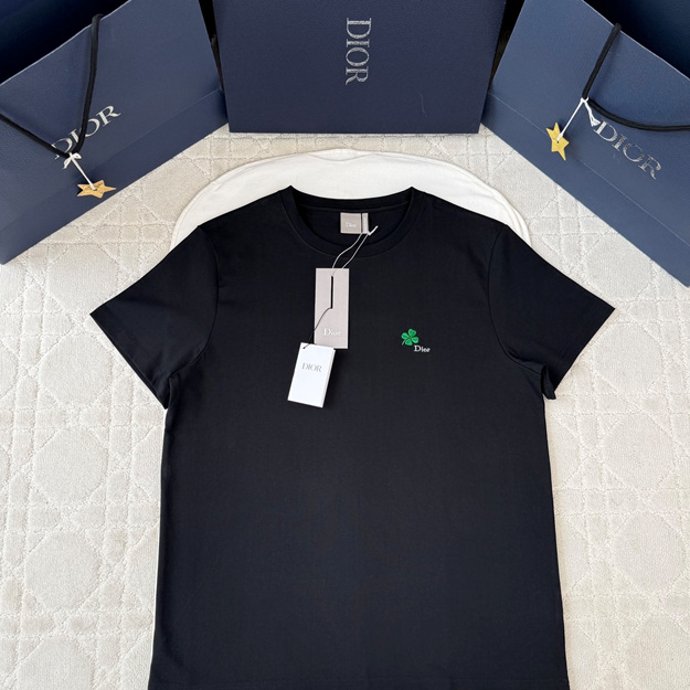 디올 자수 반팔