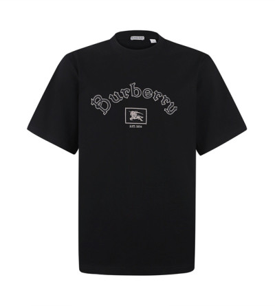 버버리 자수 반팔