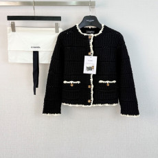 샤넬 펀칭 니트 가디건