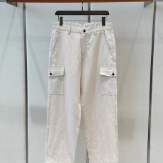 로로피아나 린넨 혼방 카고 바지