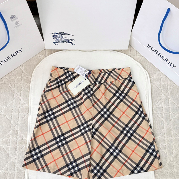 버버리 체크 반바지