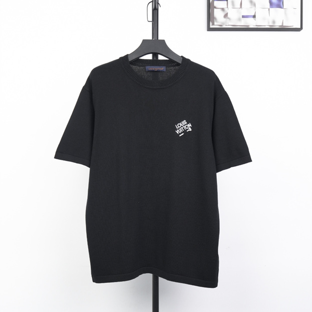 루이비통 로고 니트 반팔