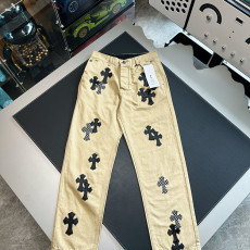 크롬하츠 패치 면 팬츠