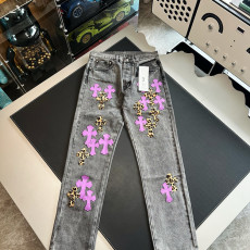 크롬하츠 패치 데님 팬츠