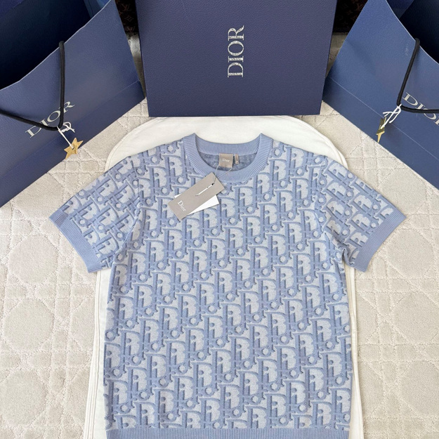 디올 자카드 반팔