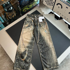 아크네스튜디오 프린팅 데님 팬츠