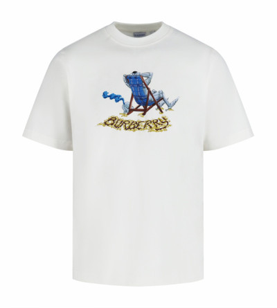 버버리 프린팅 반팔