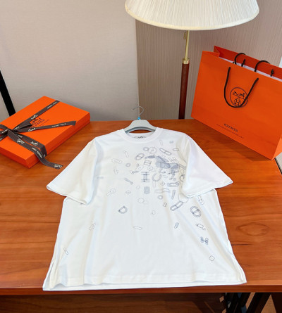 에르메스 프린팅 반팔