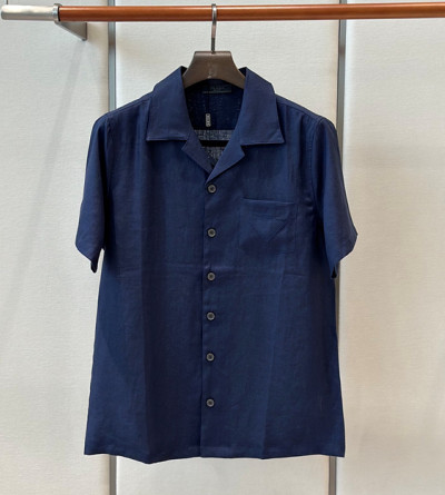 프라다 린넨 반팔 셔츠